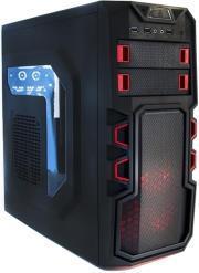 PC CASE SUPERCASE 250 USB 3.0 BLACK/RED WINDOW Midi Tower απο την Supercase με μοντέρνο σχεδιασμό και πλαϊνό παράθυρο. Μοντέλο: SC-250. Τύπος θήκης: Midi Case.