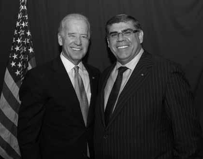 (3) Vice President Joe Biden with Faith Endowment member John Payiavlas and his wife Marissa.