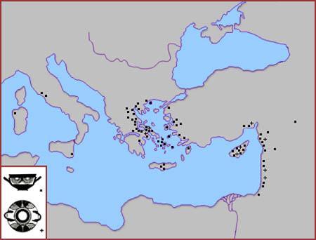 Π ΜΩΚ άρτης με γεωγραφική κατανομή των ευβοϊκών