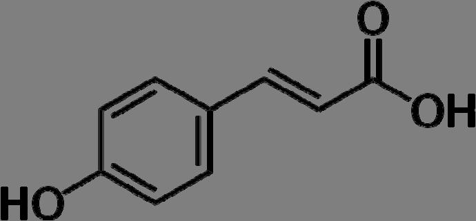 4. Πειράματα με το p-κουμαρικό οξύ Το p-κουμαρικό βρίσκεται σε μεγαλύτερη αφθονία σε σχέση με τα άλλα δύο (οκουμαρικό και m-κουμαρικό οξύ) στη φύση.