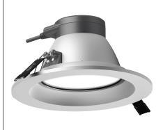current drive, non flash rate Up to 50% energy saving compared with fluorescent down light Reliable & long lifespan, up to 30,000 hours(l70) Highly reflective material maximizes delivered lumens per