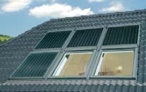 Tesné spoje s plochou strechy sú zabezpečené štandardnými tesneniami pre strešné okná.
