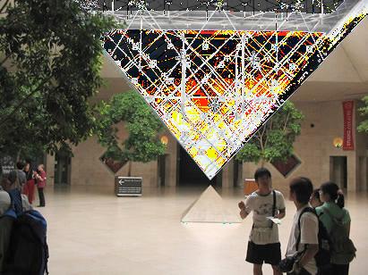 Η γυάλινη πρόσοψη στην πόλη των επιστηµών και της βιοµηχανίας στο πάρκο της Βιλέτ στο Παρίσι (1981) είναι ένα από τα πιο εντυπωσιακά και καινοτόµα έργα του.