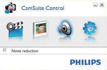 6 Λειτουργίες που παρέχονται από το πρόγραμμα οδήγησης της webcam SPZ3000 Ρυθμίσεις ήχου Μείωση θορύβου Εάν έχετε εγκαταστήσει