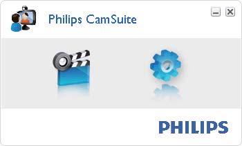 Μετά την εγκατάσταση του Philips CamSuite, μπορείτε να κάνετε διπλό κλικ στο εικονίδιο του Philips CamSuite στη γραμμή εργαλείων των Windows για να μεταβείτε στον πίνακα ελέγχου του Philips CamSuite.