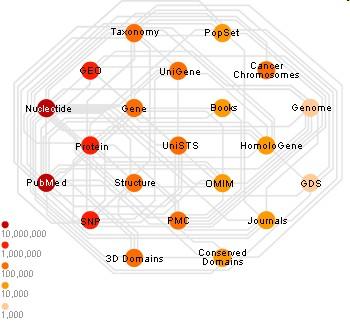 Η Entrez είναι ένα εργαλείο για crosssearching βάσεων δεδομένων και περιέχει,