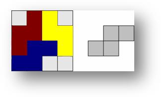 MATEMATIČKI KLOKAN C RJEŠENJA Pitanja za 3 boda: 1. Na slici je veliki jednakostraničan trokut koji ima površinu 9. Dužine paralelne stranicama dijele stranicu na tri jednaka dijela.