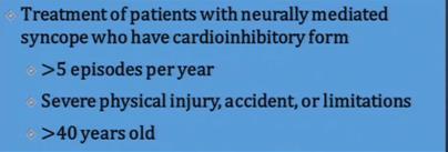 is the target for pacing therapy There is a