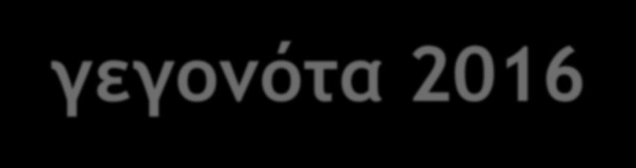 Σημαντικά επιχειρηματικά γεγονότα 2016 Η χρονιά που έκλεισε ήταν μία θετική χρόνια, για τον Όμιλο επιχειρήσεων ENTERSOFT.