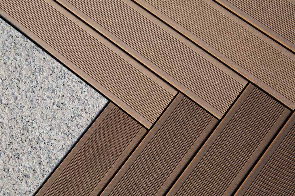 This classic deck pattern of the "Linear" version with clean linear grooving, offers ideal solutions for swimming pools, spa baths and