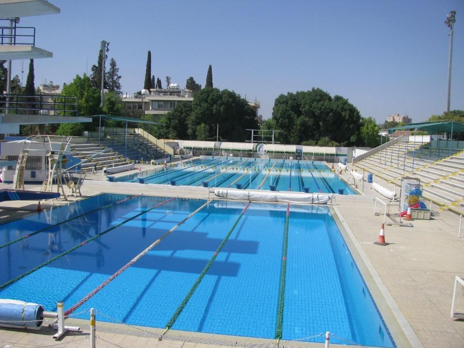 Nearly Zero-Energy Sports Facilities Εικόνα 5 - Δημοτικό Κολυμβητήριο Λευκωσίας και Κολυμβητήριο (ΚΟΑ) Η εγκατάσταση χρησιμοποιεί δύο λέβητες πετρελαίου 550 kw για τη θέρμανση των κολυμβητικών