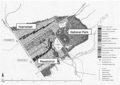 Δοξιάδης: Ecumenopolis Dynapolis Islamabad 1960 l Ο Δοξιάδης ανέπτυξε τις απόψεις του συνθέτοντας ουσιαστικά τις ιδέες του μοντέρνου κινήματος και της broadacre city.