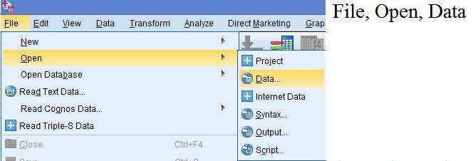 Φάση 1: Άνοιγμα των δεδομένων (Excel) μέσω SPSS ΑΣ ΥΣ ΤΗΣ ΈΡΕΥΝ ΤΟΥΣ ΣΤΌΧΟ ΜΕ ΆΤΩΝ Ν ΖΗΤΗΜ ΤΩΝ ΕΡΕΥΝ ΗΤΙΚΏ ΣΗ 1.