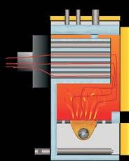 ΒΙΟΜΑΖΑ ΚΑΤΑΣΚΕΥΗ ΛΕΒΗΤΑ Ο λέβητας διαθέτει κυλινδρικό εναλλάκτη τύπου.