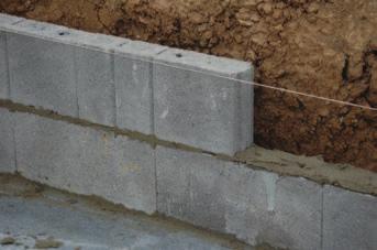 calitatea mortarului de zidărie utilizat este aceeaşi ca şi cea a mortarului utilizat la