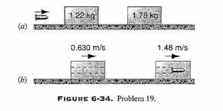 13_Energy_momentum/e_13_8_160.html 20. A 2.0-kg block is released from rest at the top of a 22 frictionless inclined plane of height 0.65 m (Fig. 6-35).