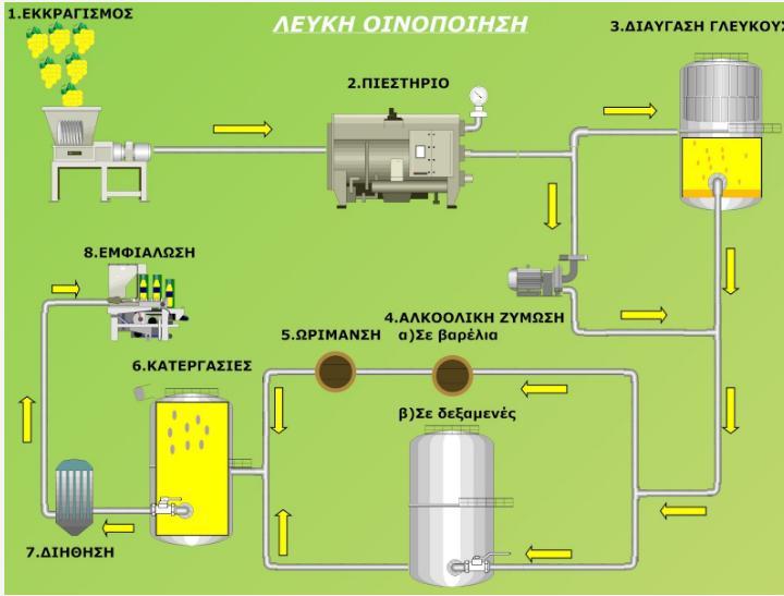 Κατά τη διάρκεια της αλκοολικής ζύμωσης αυξάνεται η θερμοκρασία του γλεύκους. Αυτό συμβαίνει γιατί οι ζύμες παράγουν ενέργεια.