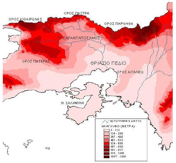 Πεδίο και εκβάλει στον κόλπο της Ελευσίνας. Αποτελεί το μεγαλύτερο ποτάμι της περιοχής, συνολικού μήκους περίπου 43 km, όντας ο αποδέκτης των απορροών των τριγύρω ορεινών όγκων.