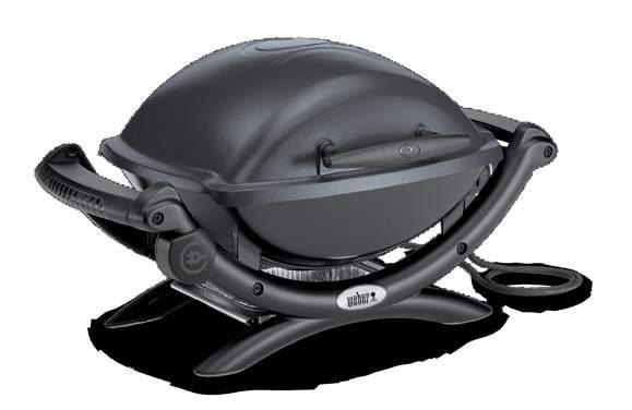 WEBER Q 2400 ΗΛΕΚΤΡΙΚΉ 55 cm x 39 cm Αποκτήστε αυτή την απίθανη γεύση μπάρμπεκιου με την ευκολία που προσφέρει η μεγαλύτερη ηλεκτρική ψησταριά της Weber.