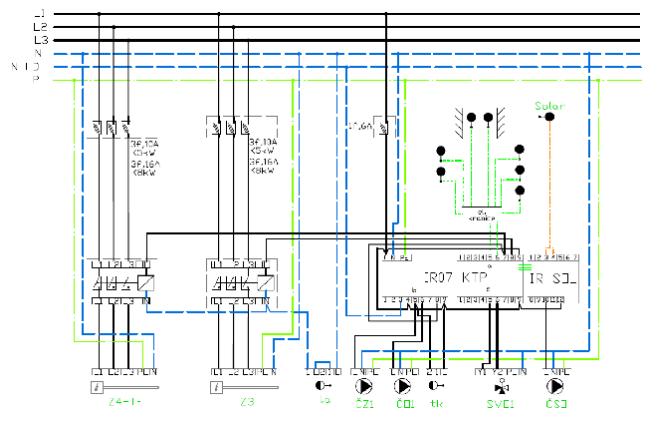 Elektriühenduste joonis IR 07 SOL