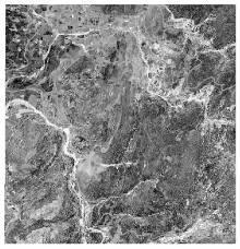 Color Composite (R=Biotite, G=Quartz, B=Muscobite, I=Hornblende ) Yellow arrows show the extend of the clean surface