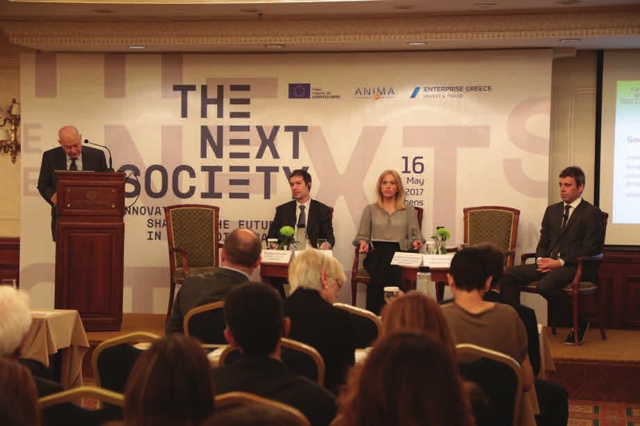 ΣΕΛΙΔΑ 14 ΣΤΟ ΣΥΝΕΔΡΙΟ ΚΑΙΝΟΤΟΜΙΑΣ «THE NEXT SOCIETY» ΣΥΜΜΕΤΕΙΧΑΝ ΠΕΡΙΣΣΟΤΕΡΟΙ ΑΠΟ 150 ΣΥΝΕΔΡΟΙ.