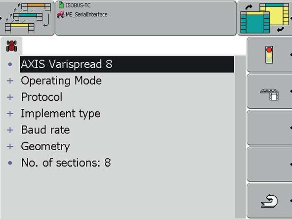 4 Χειρισμός QUANTRON-Guide 4.2.2 Επεξεργασία ρυθμίσεων των μηχανημάτων 1. Επισημάνετε το επιθυμητό προφίλ μηχανήματος. 2. Πατήστε τον τροχό κύλισης. 4 1 2 3 Εικόνα 4.