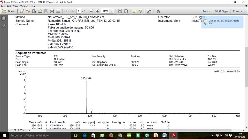 SI Figure 69: HRMS of compound 3c