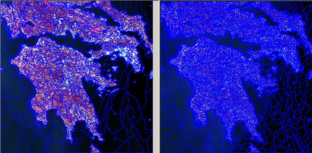 Χαρτογράφηση καμμένων εκτάσεων Κατάτμηση εικόνων