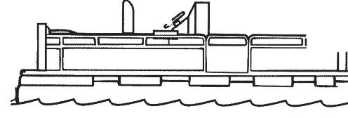 Ενότητα 3 - Στο νερό Σκάφη με μπροστινά ανυψωμένα καθίσματα ψαρέματος Τα ανυψωμένα καθίσματα ψαρέματος δεν προορίζονται για χρήση όταν το σκάφος κινείται με ταχύτητα μεγαλύτερη από το ρελαντί ή την