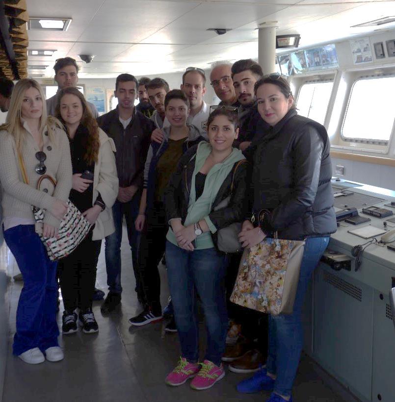 Εκπαιδευτική Επίσκεψη στο M/V Nikolaos A, της Blue Planet Shipping Στα Αμπελάκια Σαλαμίνας στο ναυπηγείο όπου
