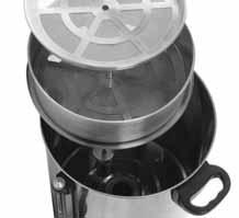 - PERCOLATOR liter mm W V 208007 6,0 336x310x(H)465 1500 230