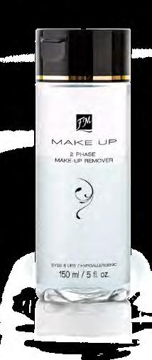 DVIFAZIS MAKIAŽO VALIKLIS 2 PHASE MAKE-UP REMOVER Švelniai, bet efektyviai pašalina net atsparų vandeniui akių ir lūpų makiažą.