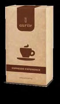 ir 40% robusta Espresso gerbėjams sukūrėme originalią arabicos pupelių iš Brazilijos ir Kolumbijos, bei Indonezijos robustos kompoziciją.