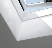 1 Το παράθυρο για 2 επίπεδες στέγες διαθέτει άγκιστρο από ψευδάργυρο ώστε να παραμένει ο θόλος σταθερά στη θέση του.