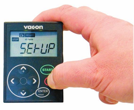 APLICAŢ IA MULTICONTROL Programul standard Multi-Control Application al dispozitivului Vacon este extrem de flexibil şi uşor de utilizat.