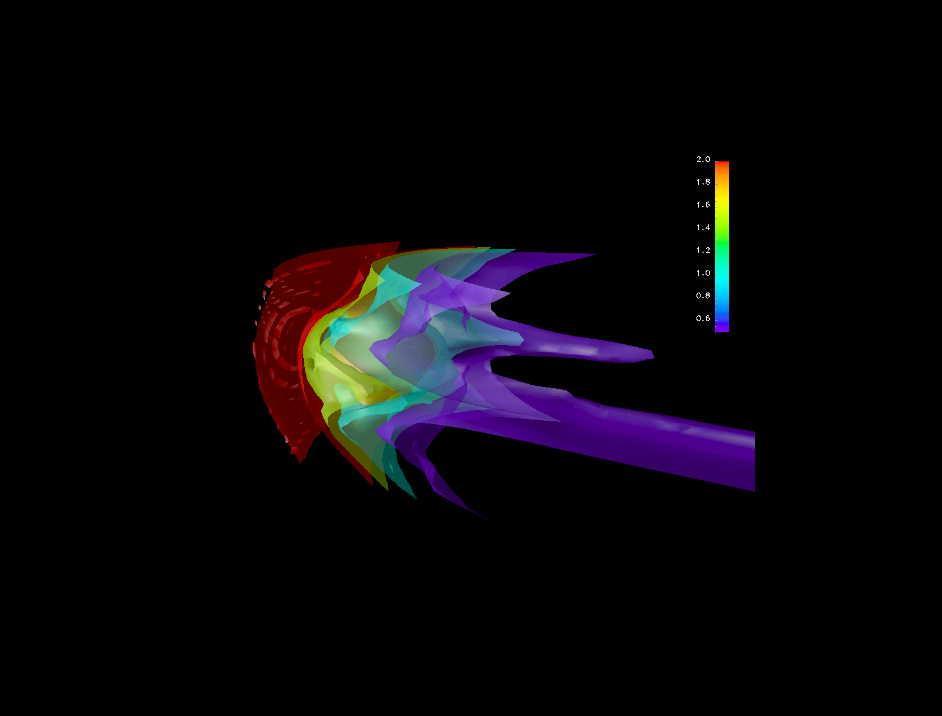 More isosurfaces of total particle