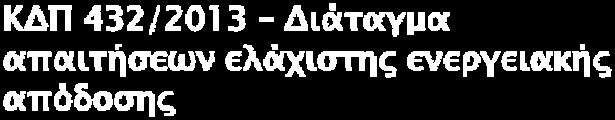 κτηριακές μονάδες Πίνακας 3 είναι οι απαιτήσεις ελάχιστης ενεργειακής απόδοσης που αφορούν κτήρια άνω των 1000m2 που υφίστανται ανακαίνιση μεγάλης κλίμακας Πίνακας 4 είναι οι απαιτήσεις