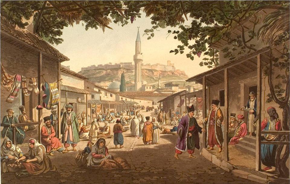 Το παζάρι της Αθήνας Edward Dodwell: Views