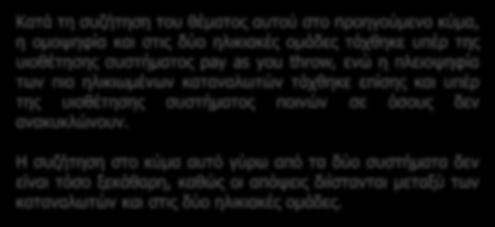 συμμόρφωση των Κυπρίων. Πιστεύουν ότι ο οικονομικός παράγοντας είναι δυνατότερος μοχλός πίεσης και διαμόρφωσης συμπεριφορών από ότι η ενημέρωση και η ευαισθητοποίηση.