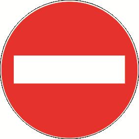 Znak se izvodi najmanje s razredom retrorefleksije RA2; Prometni znak B04 5) prometni znak zabrana prometa za sva motorna vozila osim za