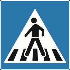 Prometni znak C01 2) prometni znakovi obiljeţen pješaĉki prijelaz (C02), obiljeţen biciklistiĉki prijelaz (C03) i obiljeţen