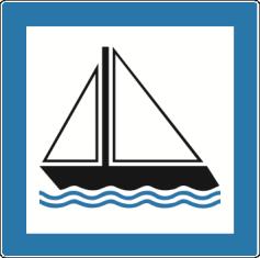 46) prometni znak marina (C62) oznaĉava blizinu mjesta ili mjesto na kojem se nalazi luka za