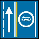Prometni znak C100 81) prometni znak otvaranje prometne trake (C101) oznaĉava mjesto gdje poĉinje dodatna prometna traka za kretanje vozila u istom smjeru.