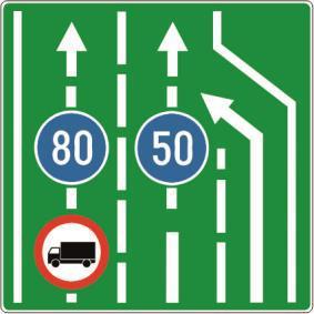 Prometni znak C105 86) prometni znak izlaz sa autoceste ili brze ceste (C106) oznaĉava udaljenost do