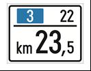 Prometni znak C134 106) prometni znak broj autoceste (C135) oznaĉava broj autoceste.
