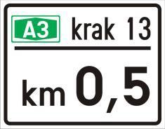 110) prometni znak oznaka dionice ţupanijske ceste (C141) ili oznaka dionice lokalne ceste (C141 a) oznaĉava broj ceste, broj dionice ceste te kilometar dionice ceste na kojoj je postavljen.