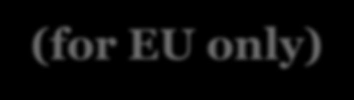 Future energy cost* (for EU only) Energy additional cost ( ) 0 Action today = (2010) Action after 2020 Action after