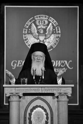 Ecumenical Patriarch held meetings and lectures.