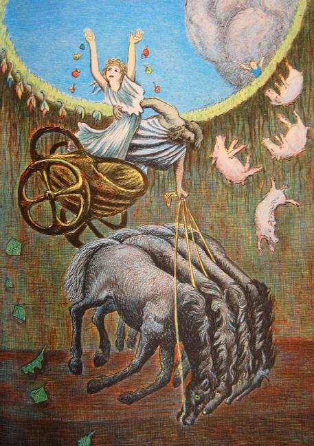 best angle. I started to think about threads of inquiry that have held together my work as a printmaker. I think that as an artist I seek an outlet for my imagination.